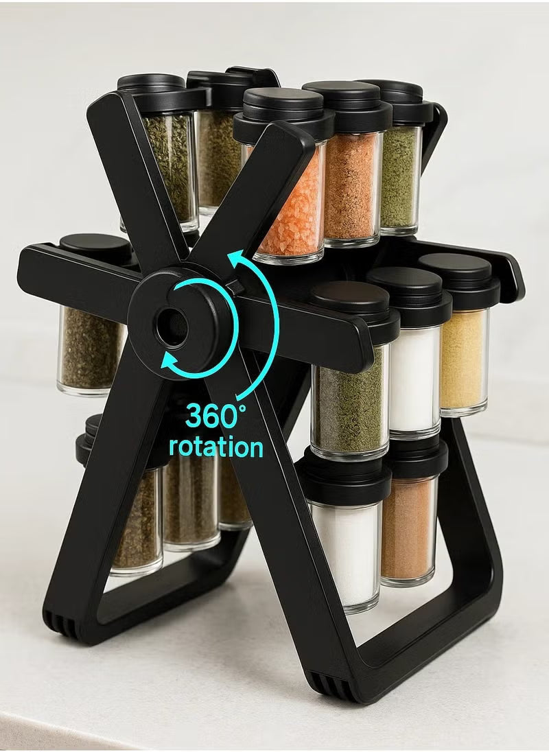 Ferris Wheel Spice Rack Set (طقم رف توابل على شكل عجلة فيريس )
